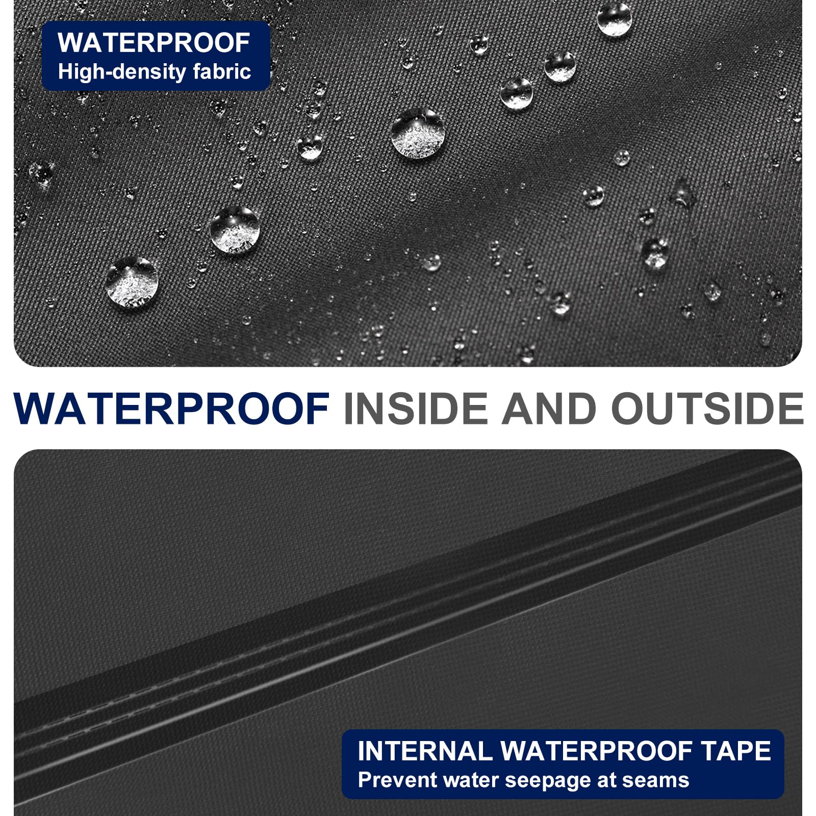 Bruwaa waterproof seam-tape detail keeps moisture out on rough days.