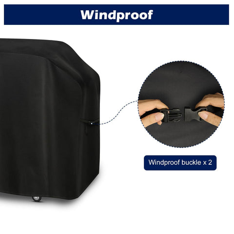 bruwaa cover protecting griddle on outdoor balcony during wind