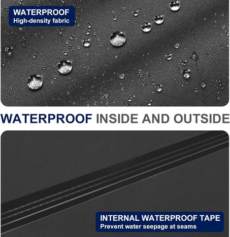 bruwaa waterproof outer and inner layers keep the griddle dry in rain.