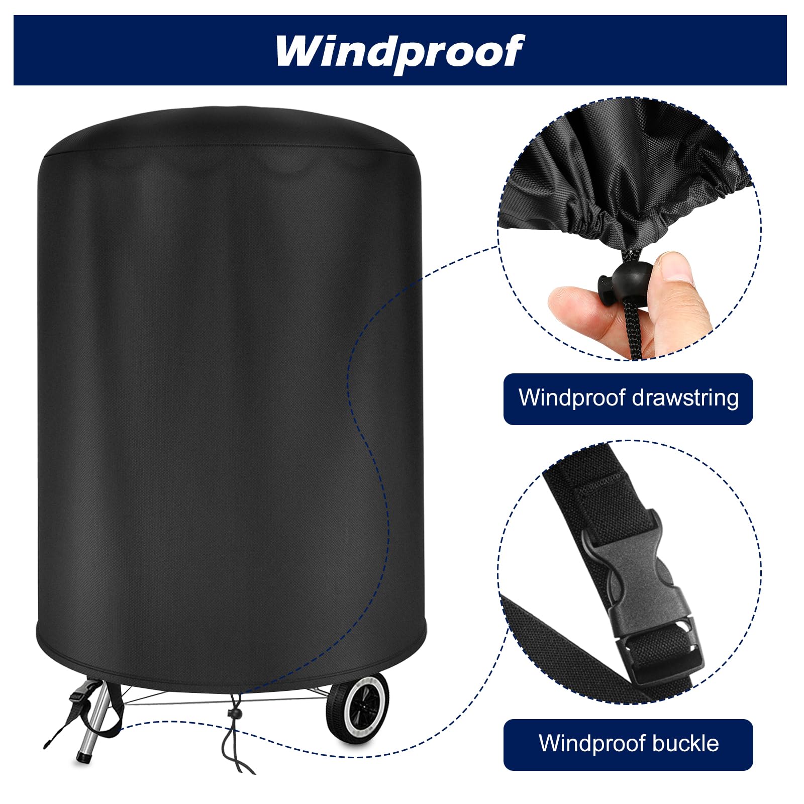 bruwaa internal PVC layer provides UV and fade resistance for outdoor grills