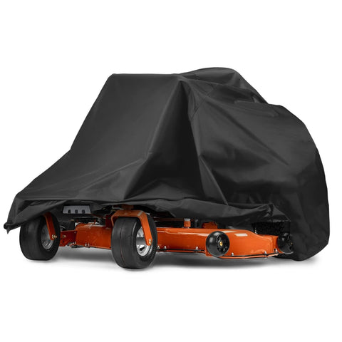 bruwaa zero turn mower cover front view, water-resistant 210D fabric for all-weather protection