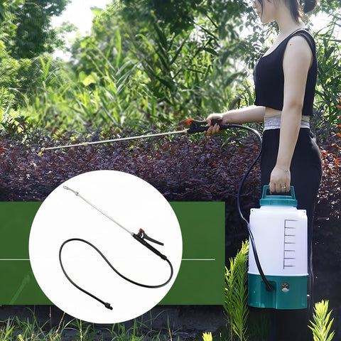 Equipped with a shut-off valve to control flow and reduce drips.