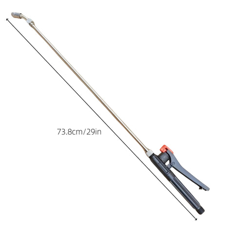 The bryhzkcm sprayer wand trigger and hose enable one-handed control.