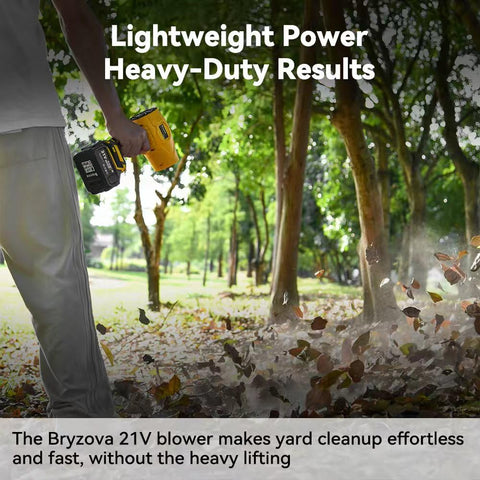 Bryzova includes two 4000mAh batteries and a charger for extended cleanup.