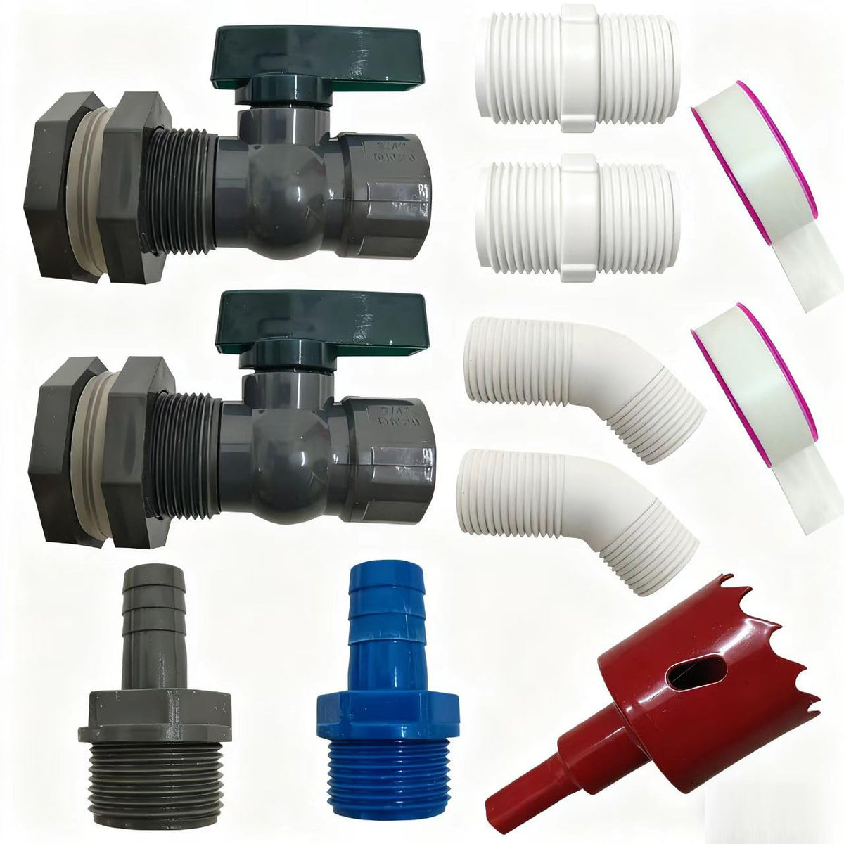 BRZFWLMYDF hole saw tool included for easy rain barrel installation