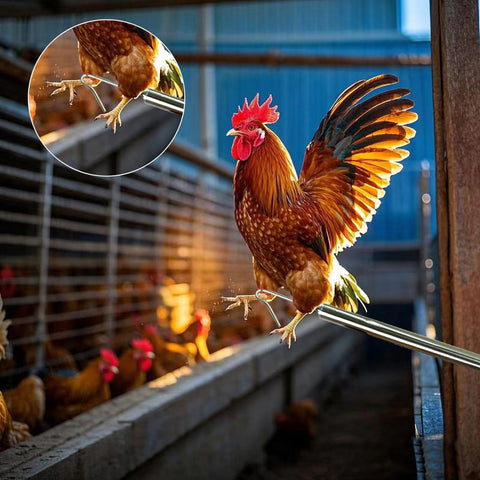 BRZFWLMYDF Poultry Leg Hook supports safe capture and handling.