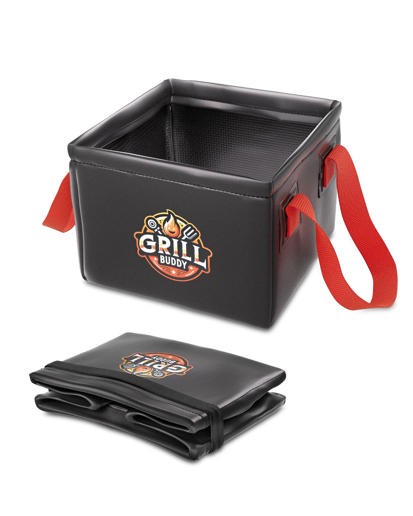 BS-VOG camping-ready dunk tank travels easily for outdoor grilling.