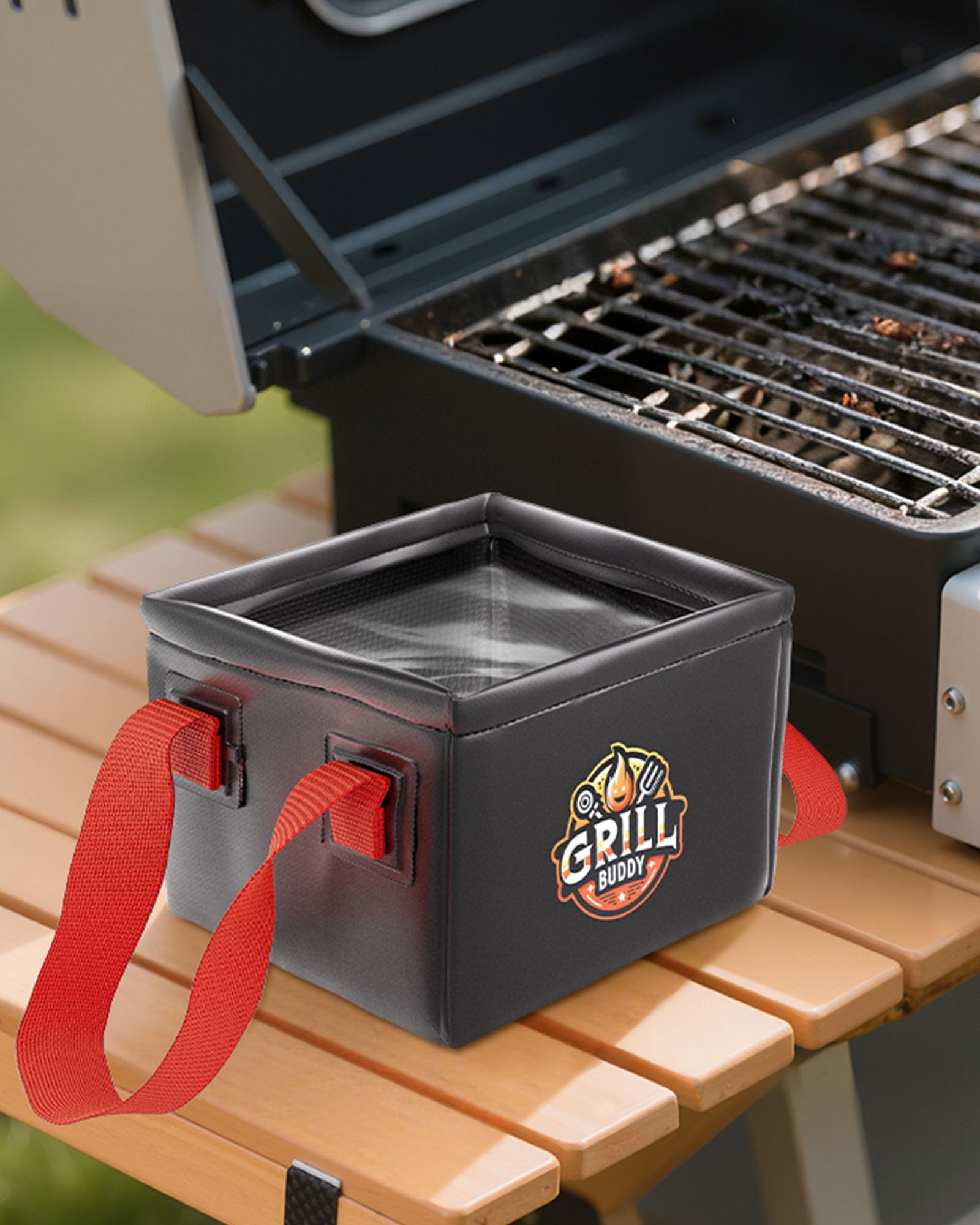 BS-VOG foldable dunk tank folds flat for compact storage.