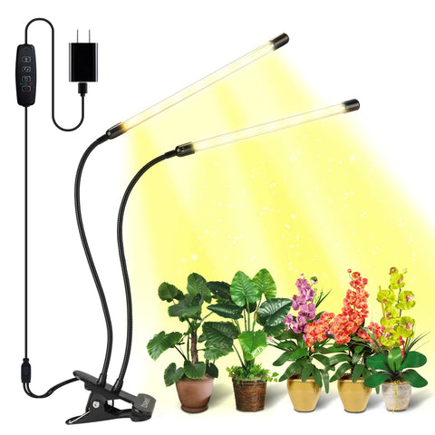 bseah grow light full spectrum LED promotes robust indoor plant growth