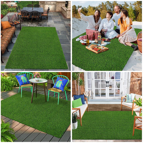 Bsmathom artificial grass rug lifelike greenery enhances any lawn substitute.