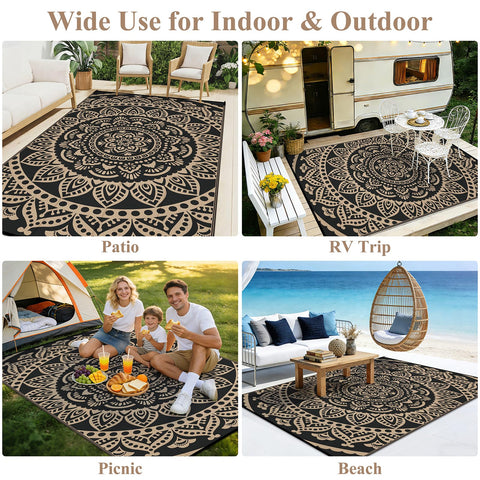 Bsmathom durable polypropylene weave withstands outdoor wear in various settings.