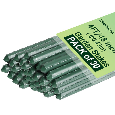 BSMOULFA garden stake 4ft supports climbing tomatoes and beans.