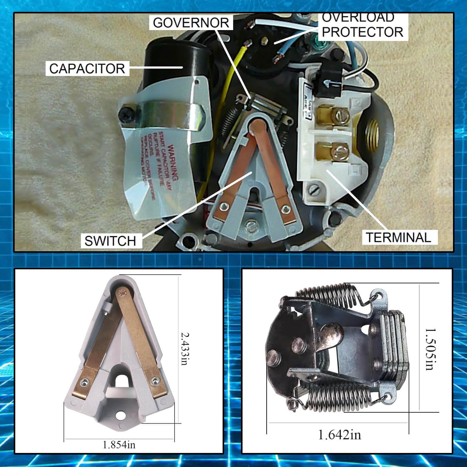 BSNOVT stationary switch replacement for 629002-001, reliable pump repair