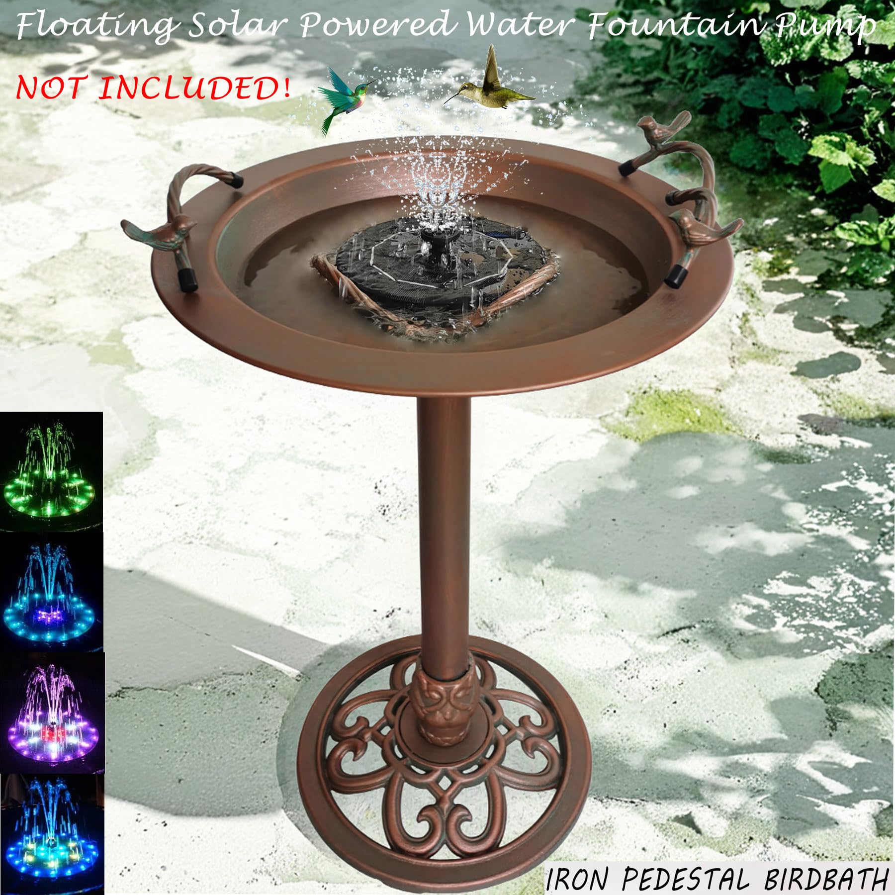 BSTGIFTS rust-resistant iron coating guards against weather
