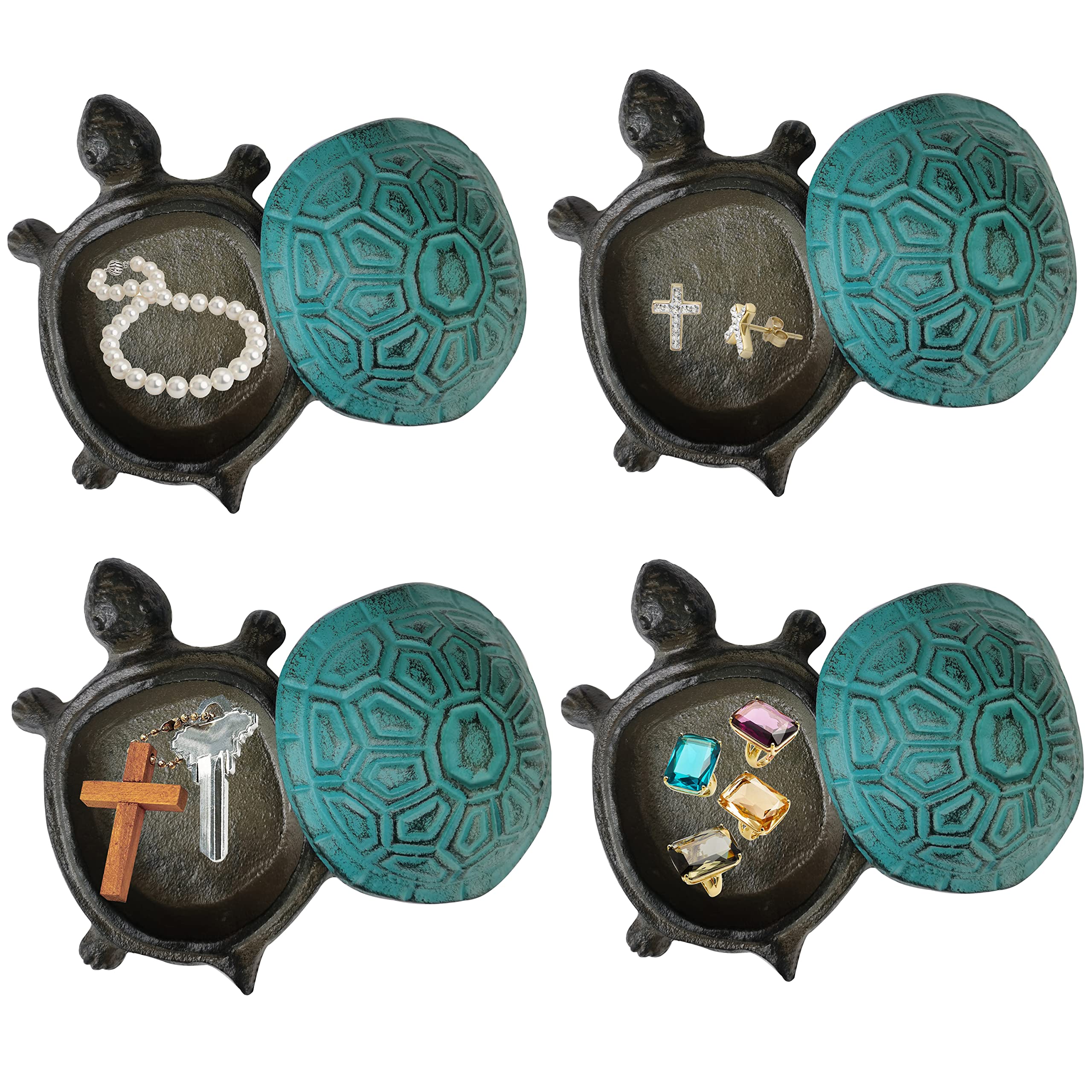 BSTGIFTS outdoor turtle key holder resists wind while protecting your spare key