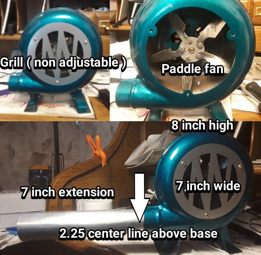 BSTJXDZ dual BBQ blower assembly setup shows effortless wiring for reliable operation.