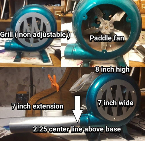 BSTJXDZ dual BBQ blower assembly setup shows effortless wiring for reliable operation.