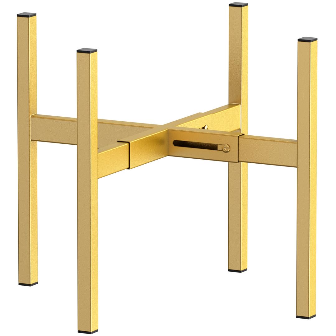BSTMAI adjustable-width plant stand fitting 8–16 inch pots for versatility