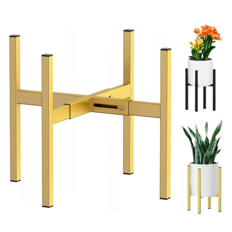 BSTMAI metal plant stand with heavy-duty frame for sturdy support of large pots