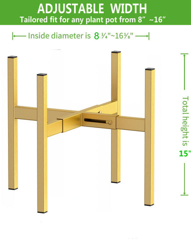 BSTMAI indoor-outdoor plant stand blends with decor for living spaces and patios