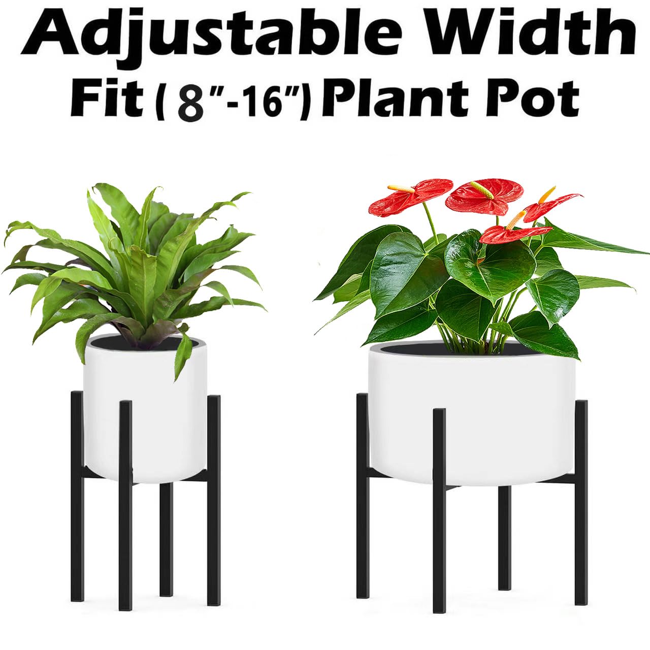 BSTMAI plant stand shows two heights for flexible display