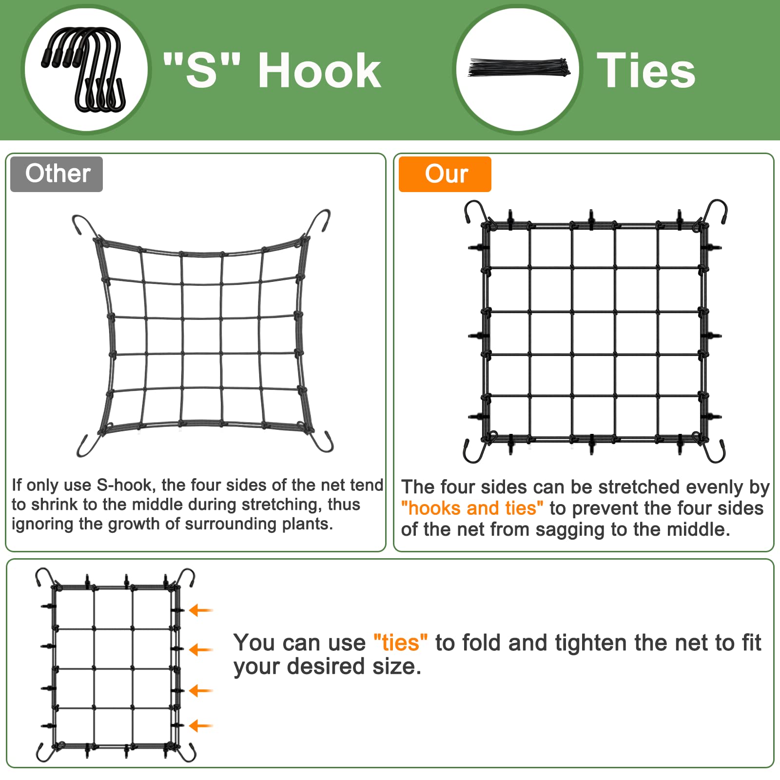 BSTPCOO grow tent compatibility keeps canopies evenly exposed to light