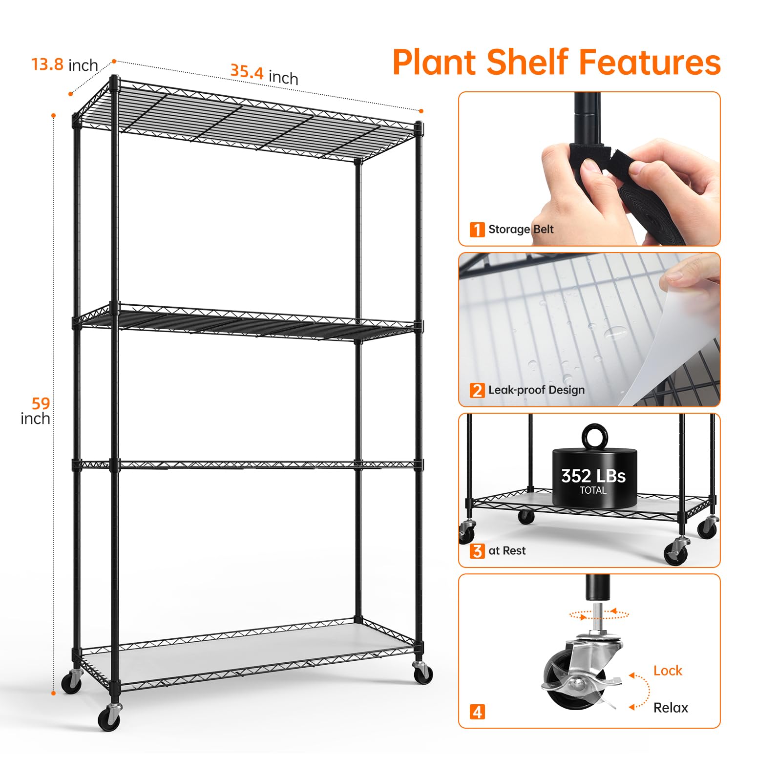 Bstrip aluminum reflectors help distribute light efficiently across trays.