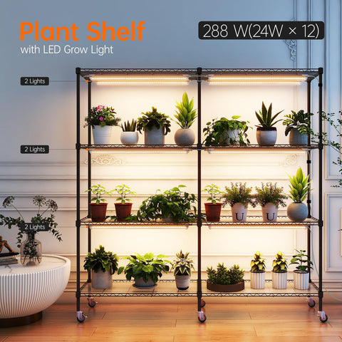 Bstrip four-tier stainless steel stand showcases sturdy design