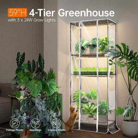 Bstrip 24W full-spectrum grow lights aid every growth stage.