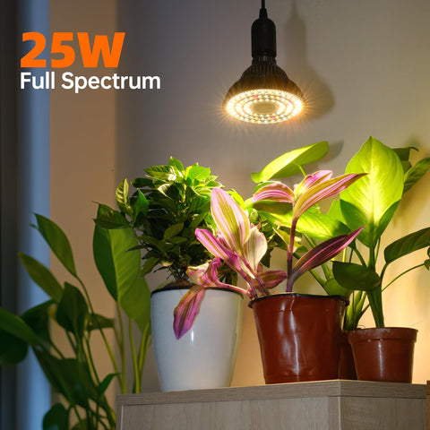 Bstrip full-spectrum LED light covering 380-800nm for healthy growth.