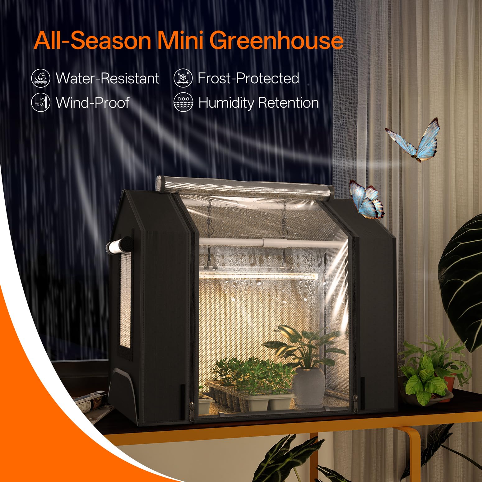 Bstrip GM3 side ventilation window promotes airflow for healthier seedlings.