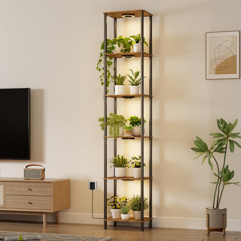 Bstrip grow light panel provides adjustable brightness for healthy indoor greenery.