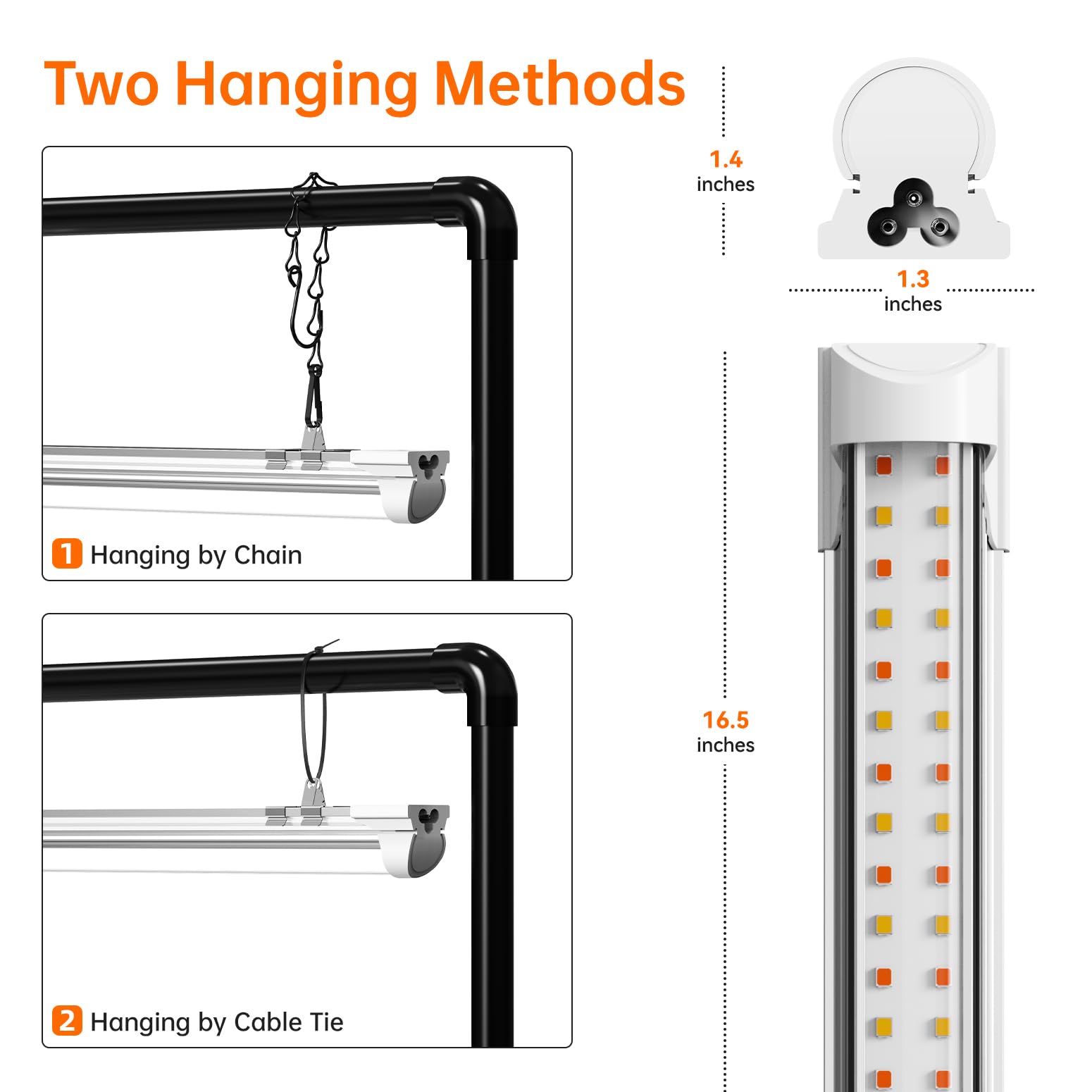 Bstrip Grow Light Stand ideal for seed starting in home gardens.