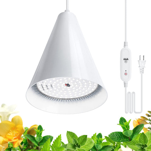 Bstrip hanging grow light in action over indoor plants for year-round growth