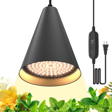 Bstrip hanging grow light close-up LED chip array boosts efficiency.