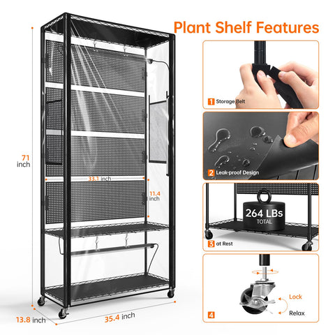 Fully assembled-ready cabinet stands tall at 71 inches.