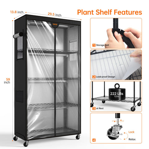 Bstrip tool-free assembly speeds setup for beginners and busy growers.