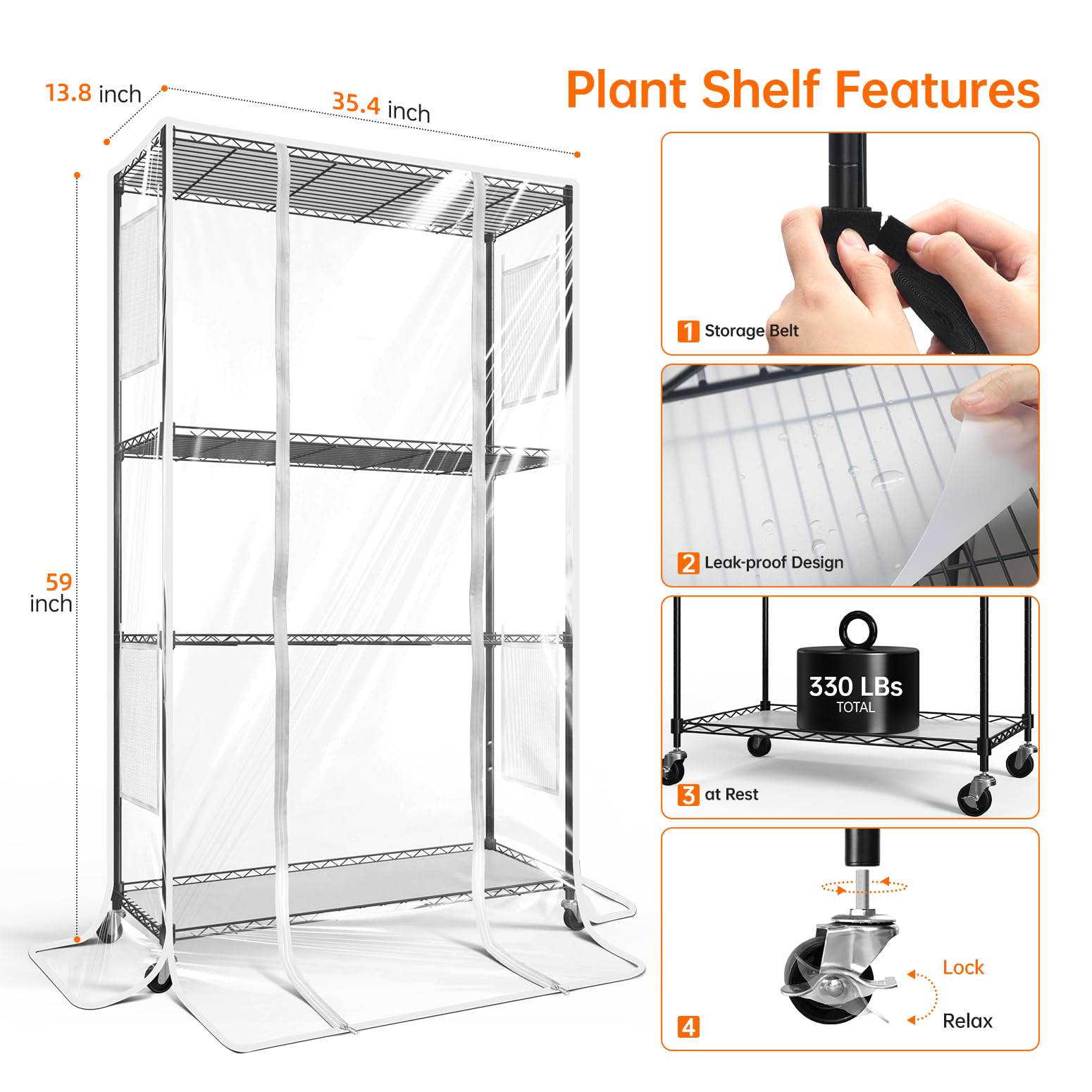 Bstrip Wheels enable easy relocation and secure positioning anywhere.