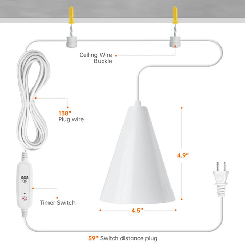 Installation manual and kit included with Bstrip grow light