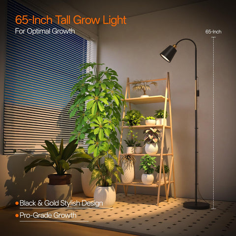 Bstrip LED plant light with optical lens focuses light for efficient growth