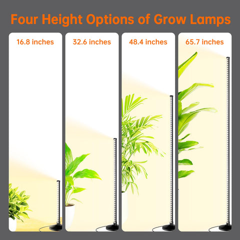 Bstrip side-illuminated design provides broad coverage for multiple plants.