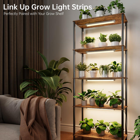 Bstrip T8 Grow Light aluminum housing for durable heat dissipation.