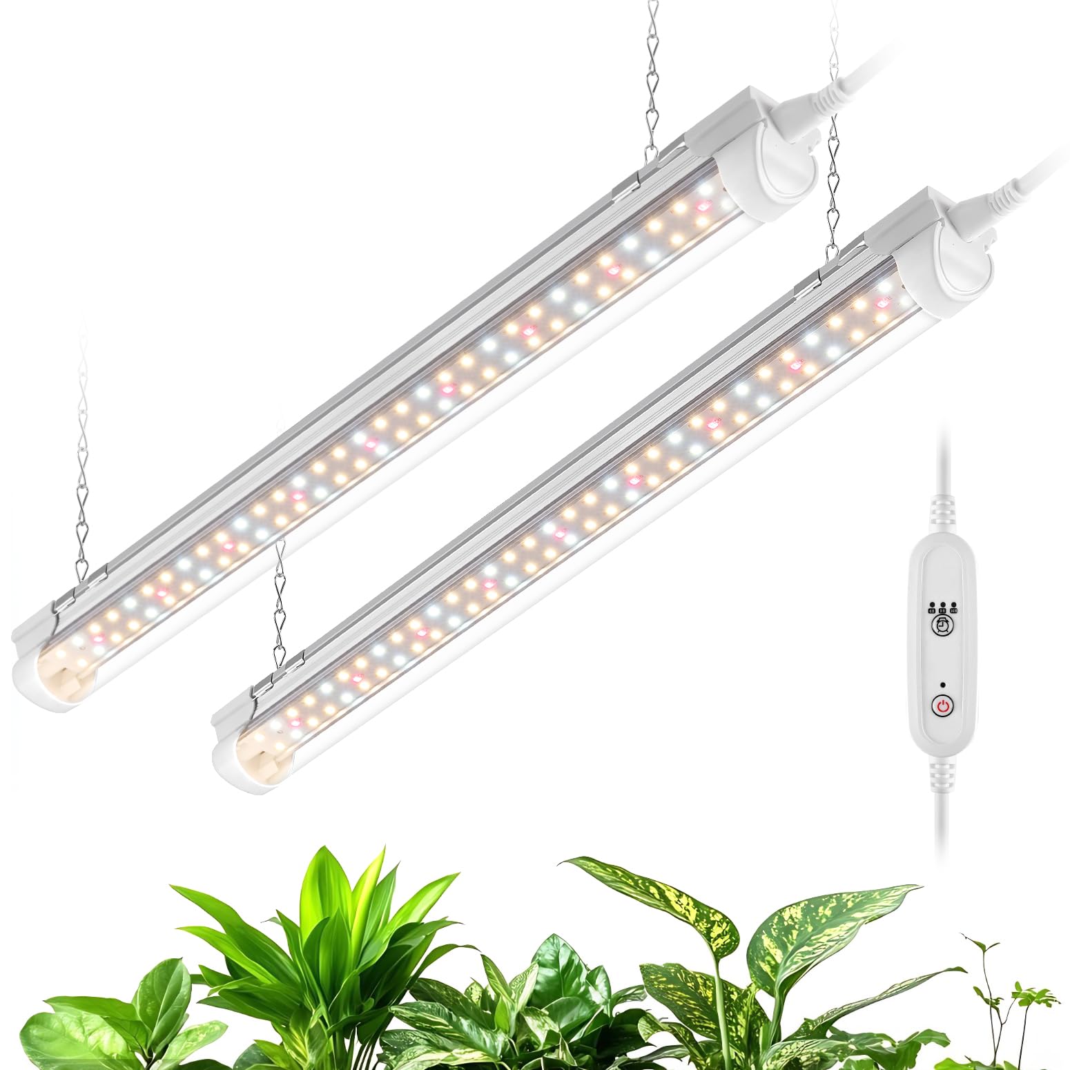 Bstrip T8 Grow Light full spectrum with 660nm red for indoor plants.