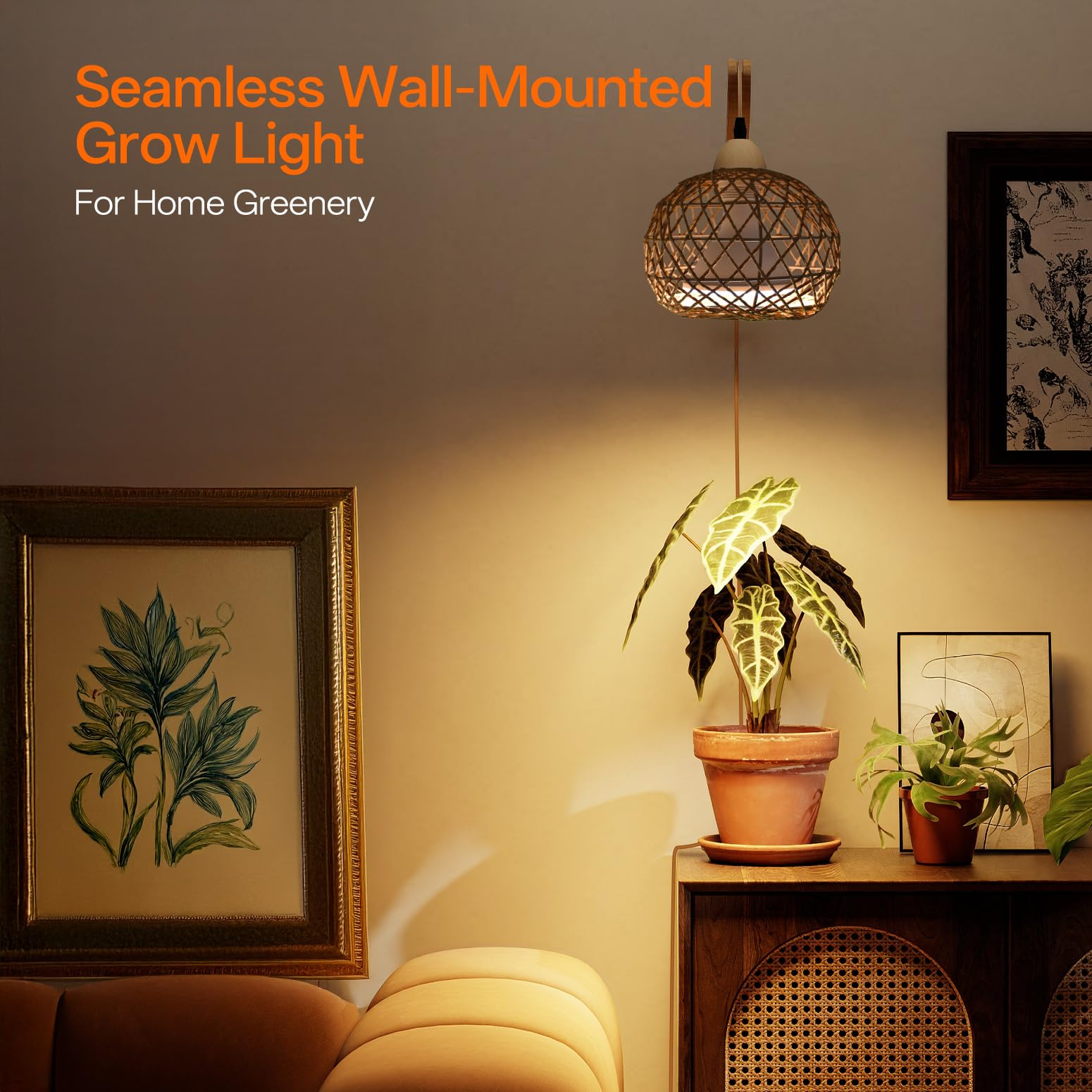 Bstrip wall-mount bracket setup enables easy installation in compact living spaces.