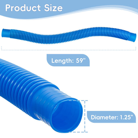 Btanadi pool hose demonstrates easy clamp installation for secure connections.