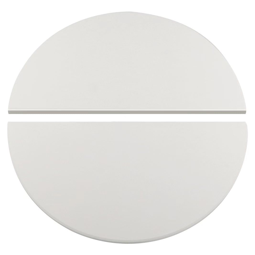 BTCDR half-moon ceramic heat deflector for Kamado Joe Classic promotes even heat circulation.