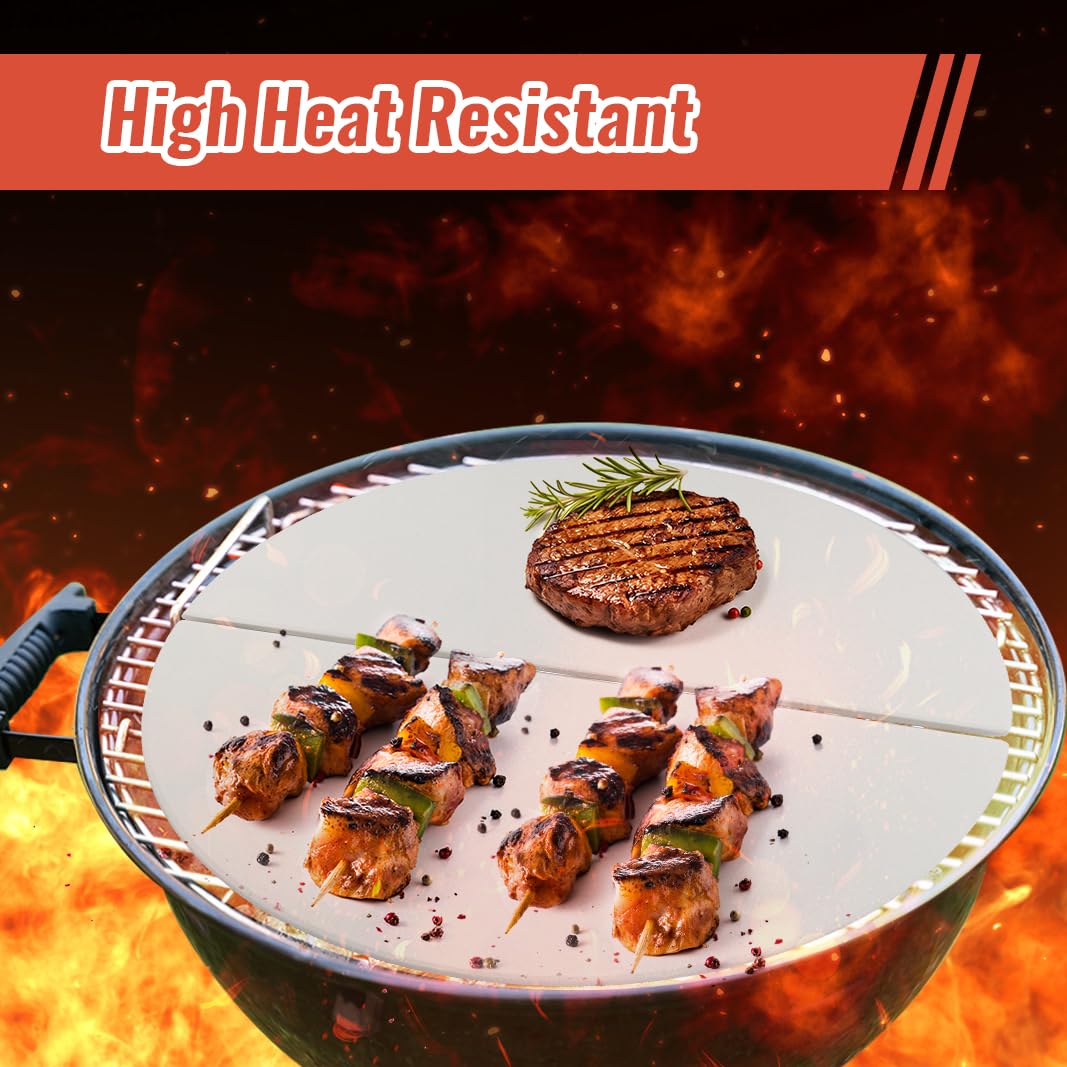 BTCDR deflector plates for Kamado Joe Classic I–III with EGGspander compatibility.
