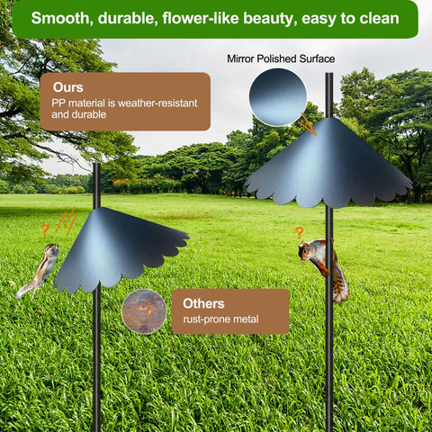 BTFCROCHOOK wildlife-friendly design supports birds while deterring pests.