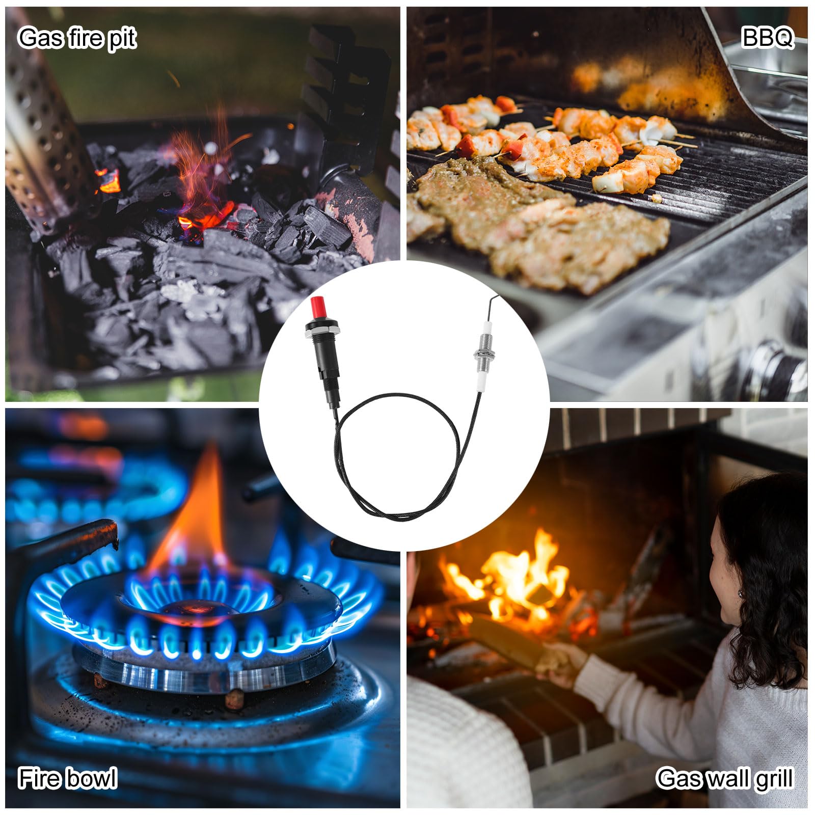BTFO ignition installed in grill demonstrates easy compatibility with gas appliances.