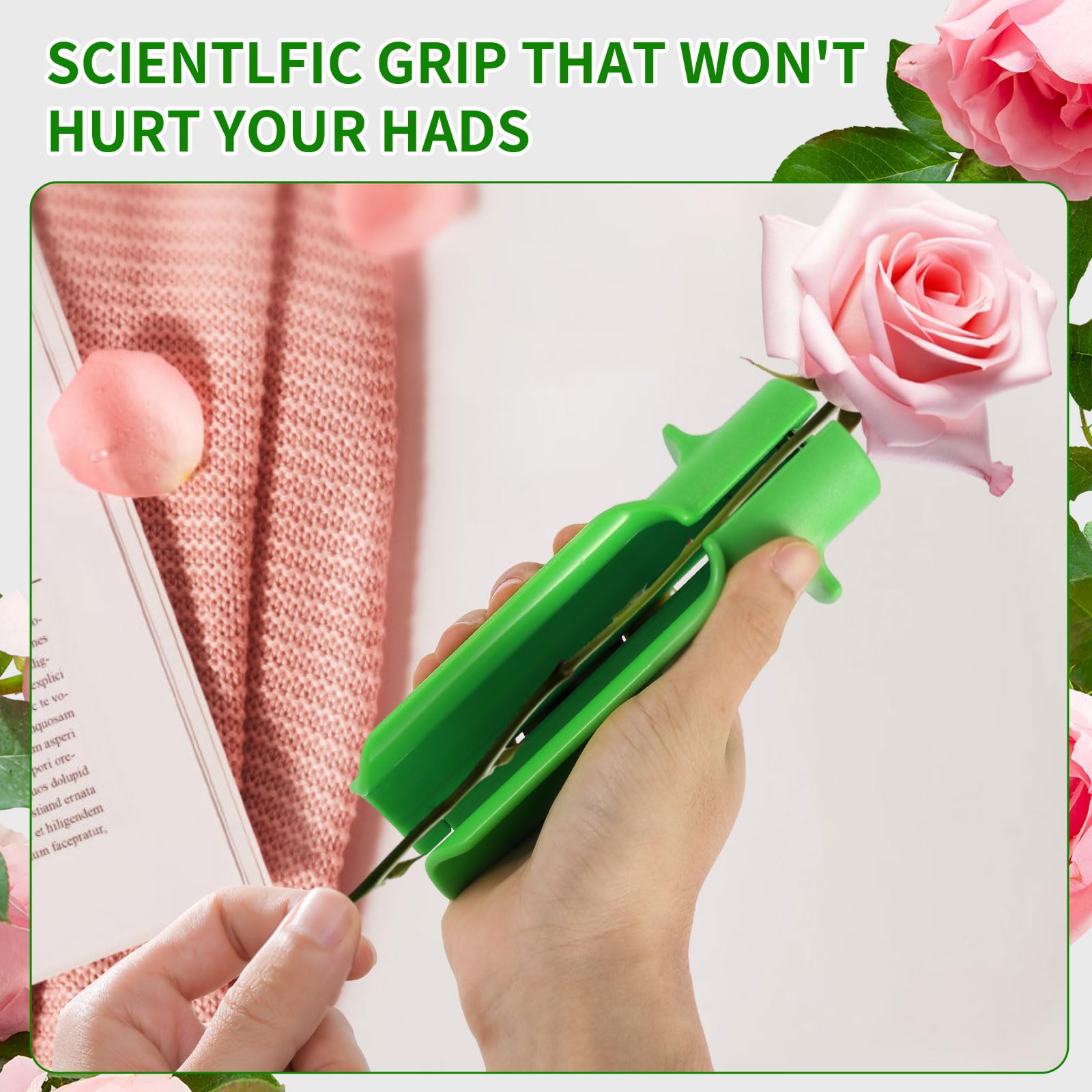 BTKOSHLE rose stem prep with stripper delivering clean stems for bouquets